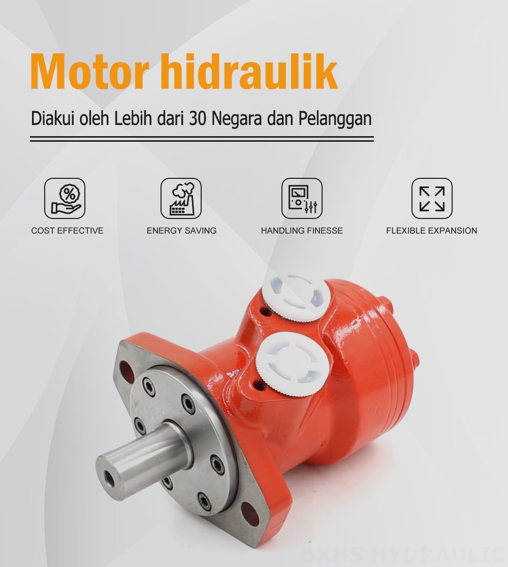 Motor Hidrolik Cycloid BMR_3 80 cc/r 53 Lpm Motor Hidrolik